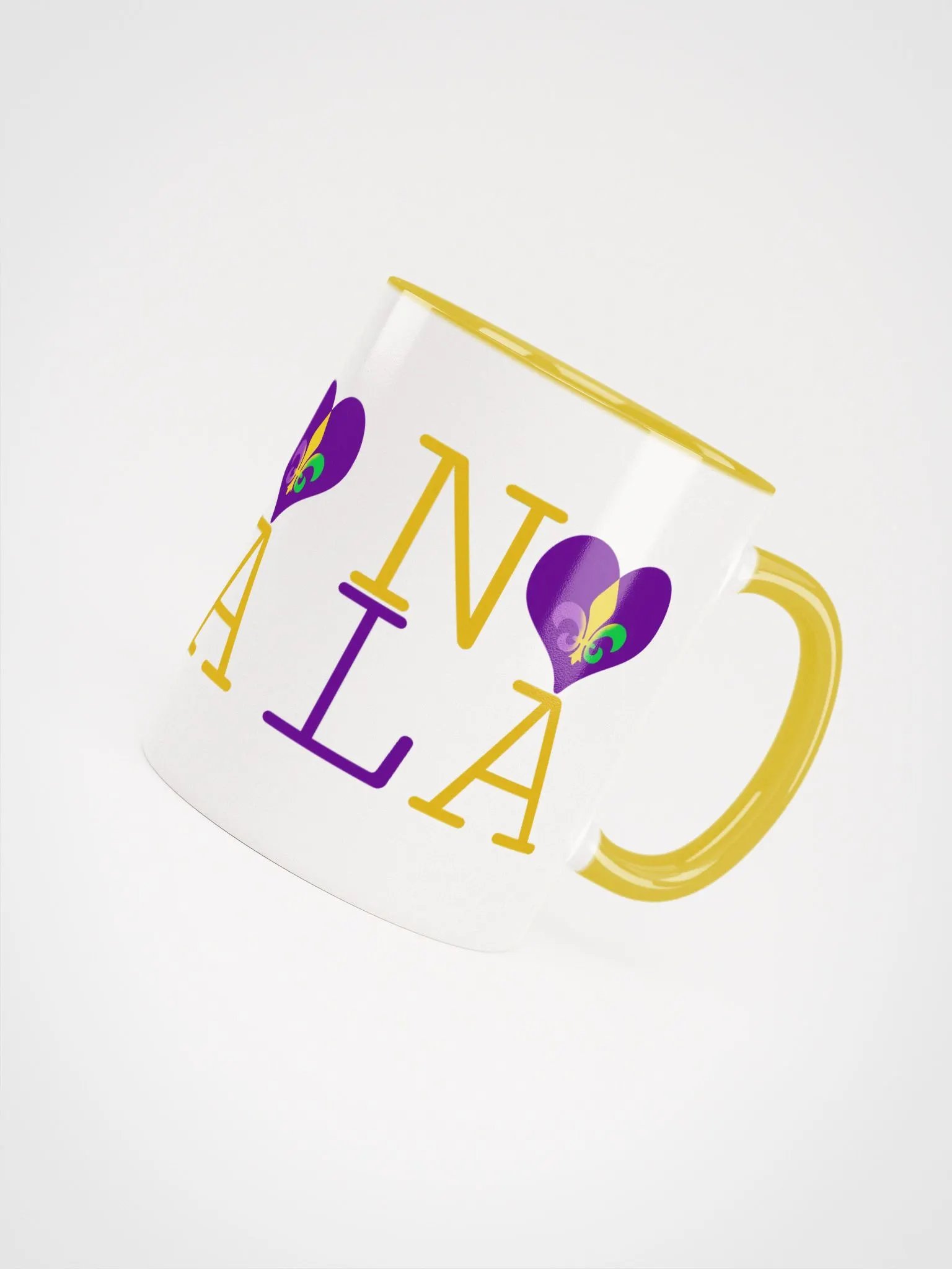 I LOVE NOLA **BIGSHOT COLOR MUG** (MARDI GRAS 3) product image (4)