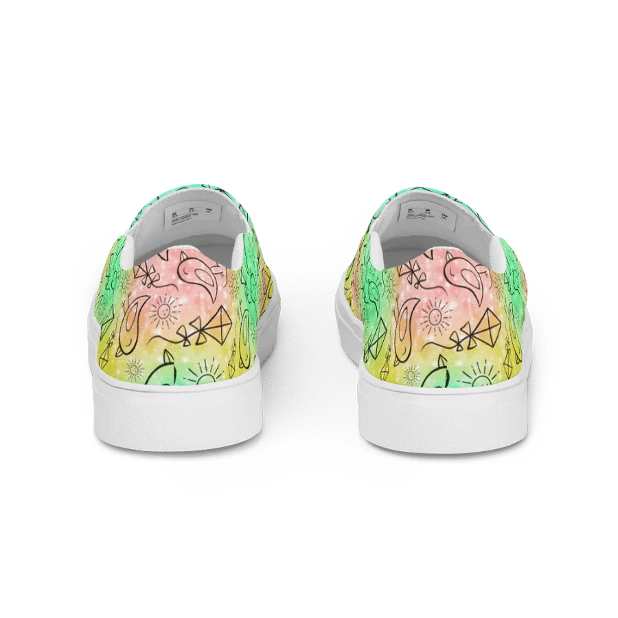 Summer Vibes - Pastel Geometry Slip-Ons 4men product image (9)