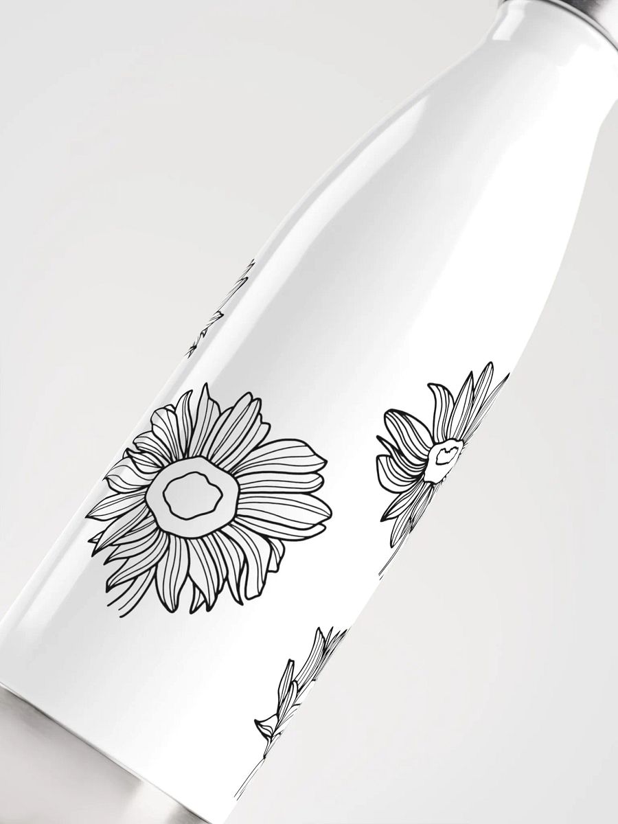Flower Doodle Water Bottle product image (5)