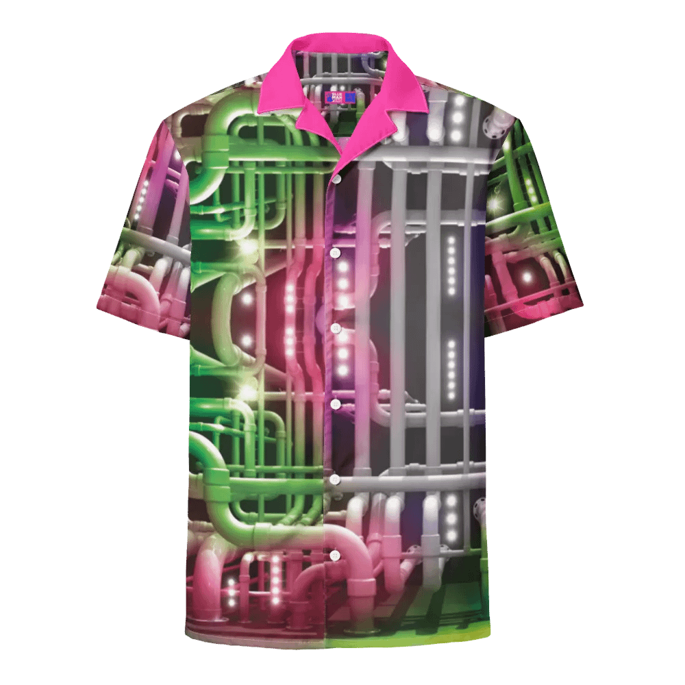 Blue Man Group Fans Pipe Dream Hawaiian Button Up product image (1)