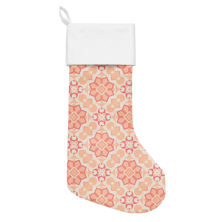 Peach Mosaic Stocking product image (1)