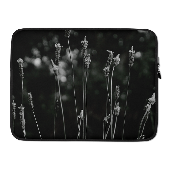 Laptoptasche - Wildblumen schwarzweiß product image (2)