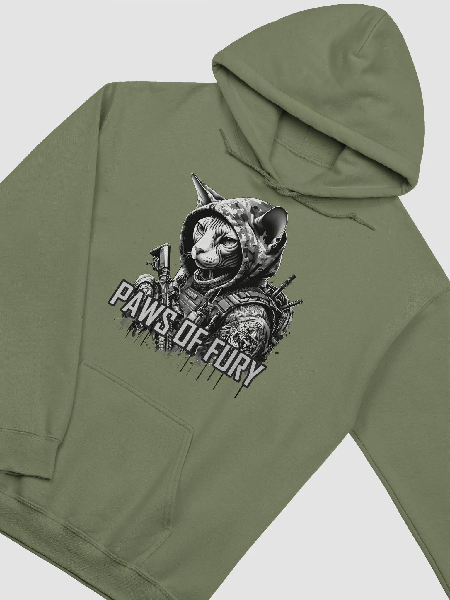 Paws of Fury Camo Hoodie product image (1)