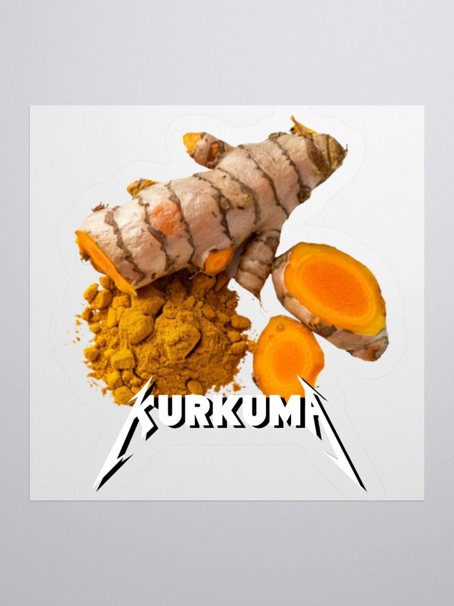 Kurkuma (Tumeric) Sticker product image (1)