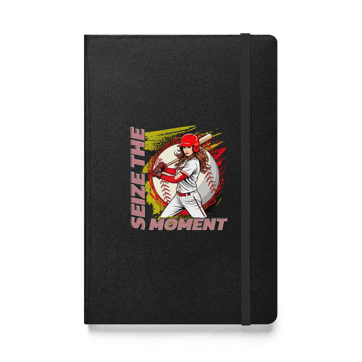 Seize the Moment Baseball Female Hardcover Journal product image (1)