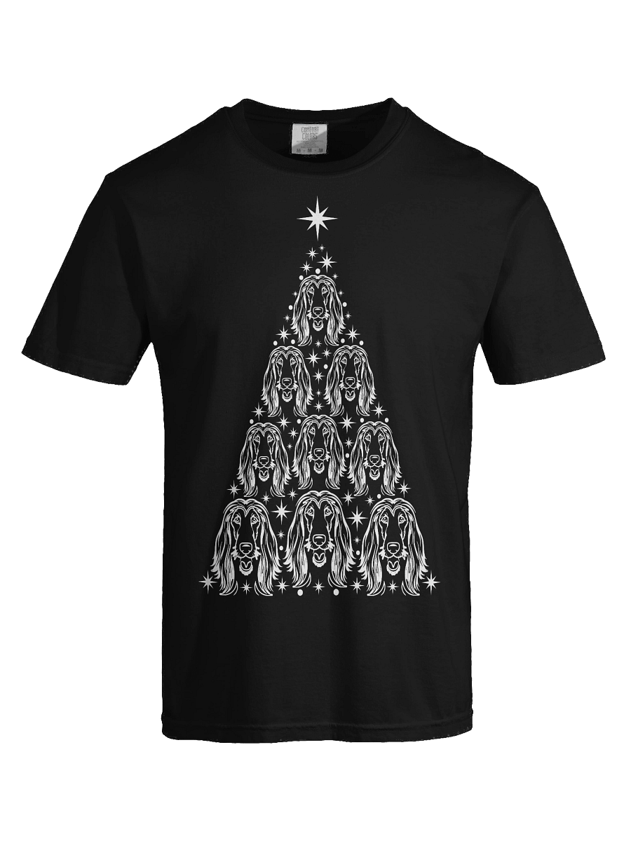 Afghan Hound Christmas Tree T-Shirt product image (41)