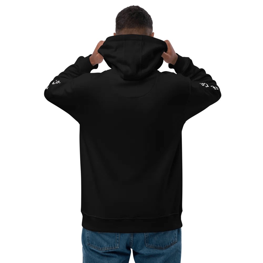 Courage & Co. Black Hoodie w/White Text product image (9)
