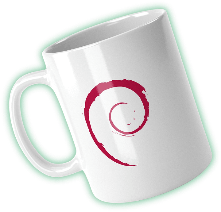 Coffee Mug with Debian Logo product image (1)