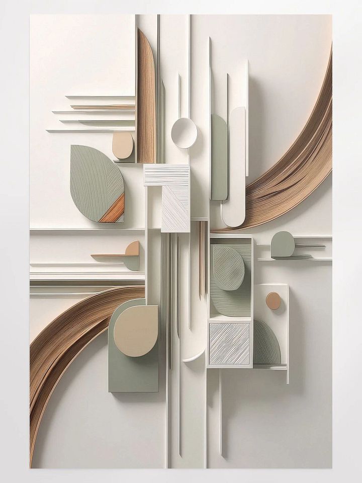 Modern Minimalist Art Poster - v2 - Large 24x36 Inches product image (1)