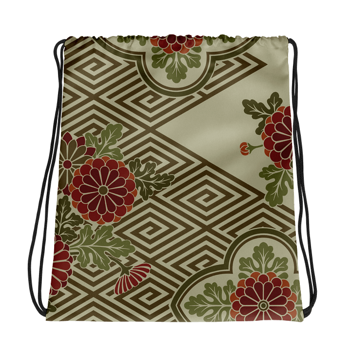 Chrysanthemum. Drawstring Bag product image (1)