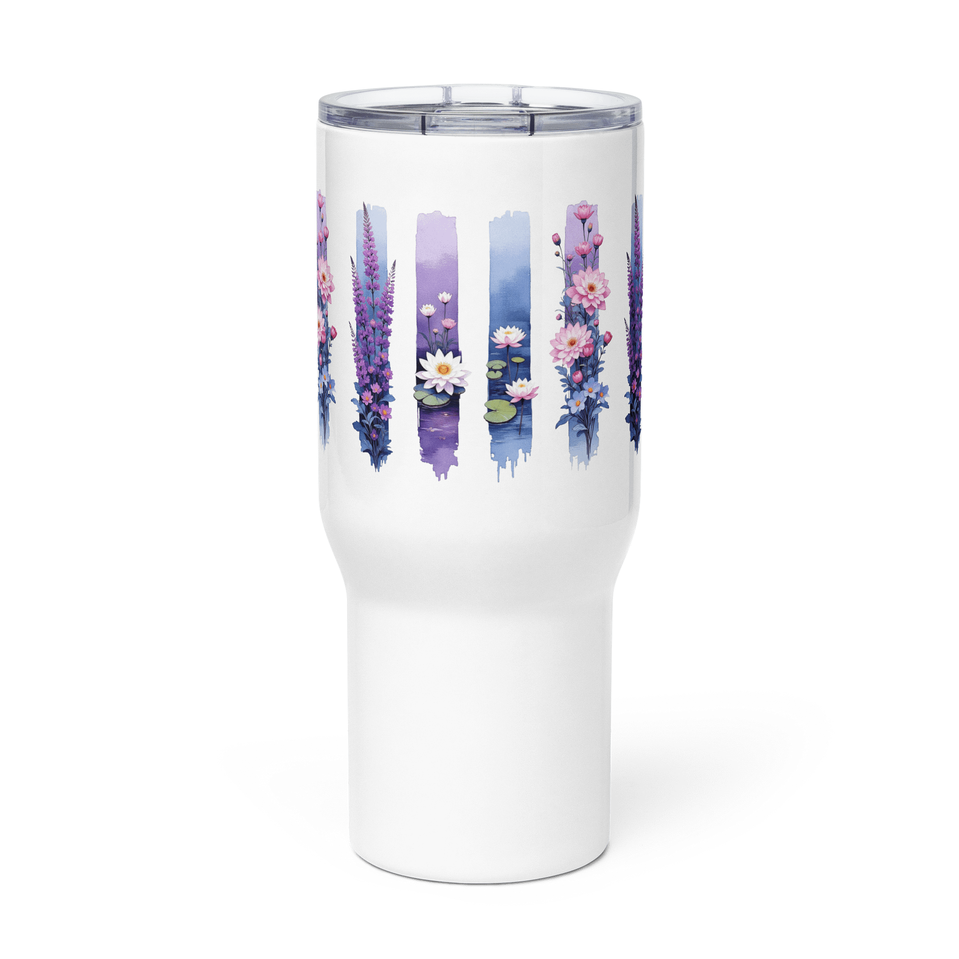 Tranquil Blooms Stainless Steel Travel Mug product image (3)