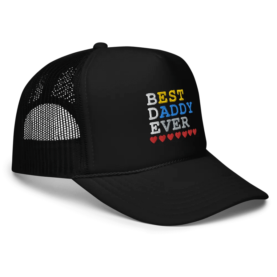 Best Daddy Ever Otto Foam Trucker Hat product image (3)