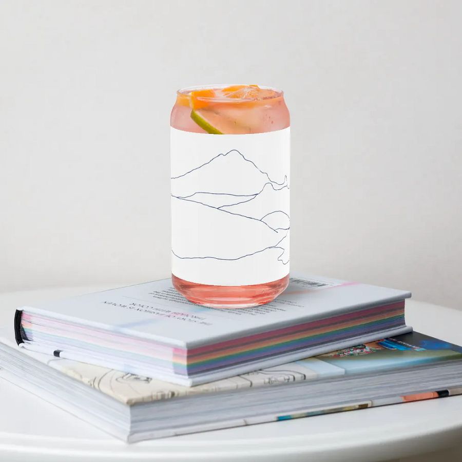 Gilbert Peak glass (plain sketch) product image (34)
