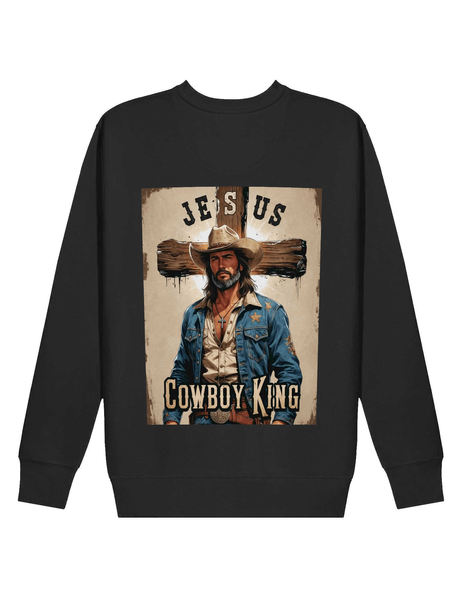 Jesus Cowboy King Sweatshirt product image (5)