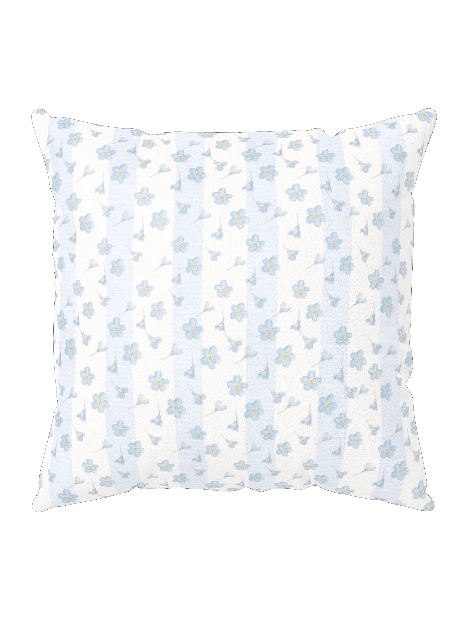 Forget-Me-Not Heirloom Pillow Floral Stripes Pattern product image (6)