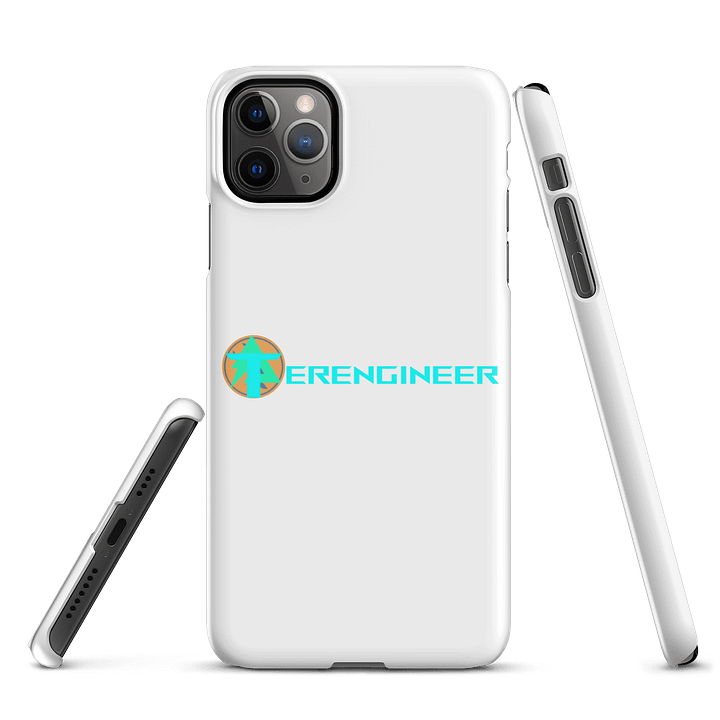 Terengineer Font Snap iPhone Case (White) product image (1)