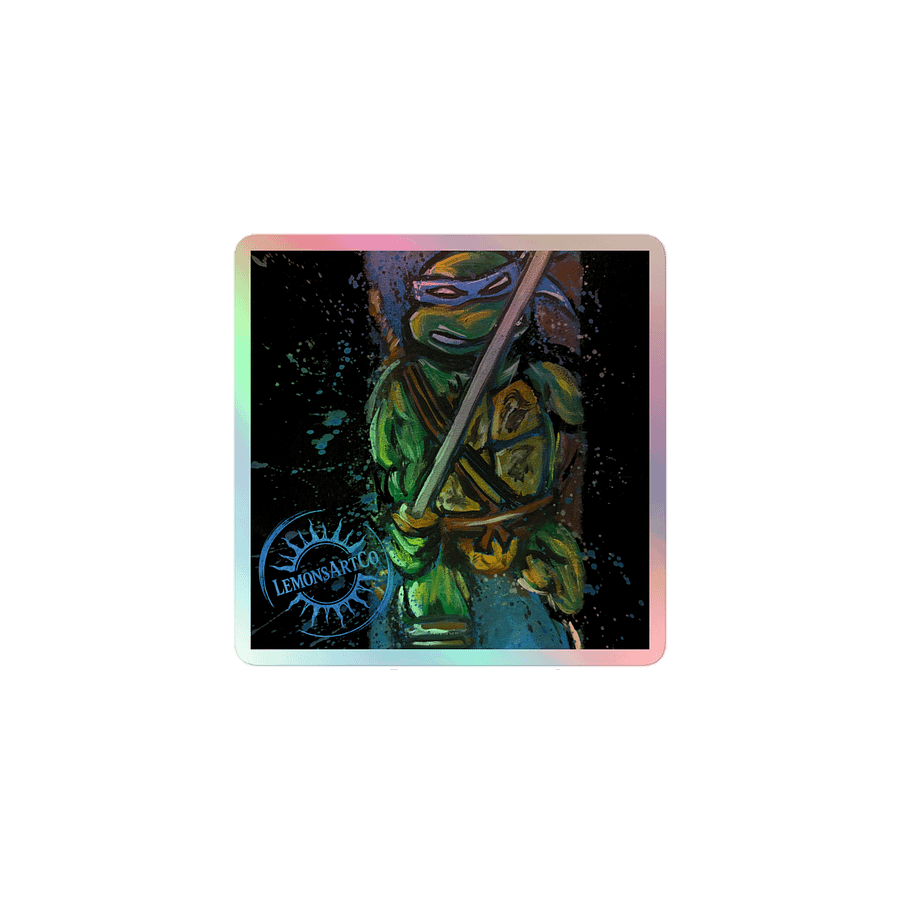 Leo Teenage Mutant Ninja Turtle Holographic Sticker Set product image (1)