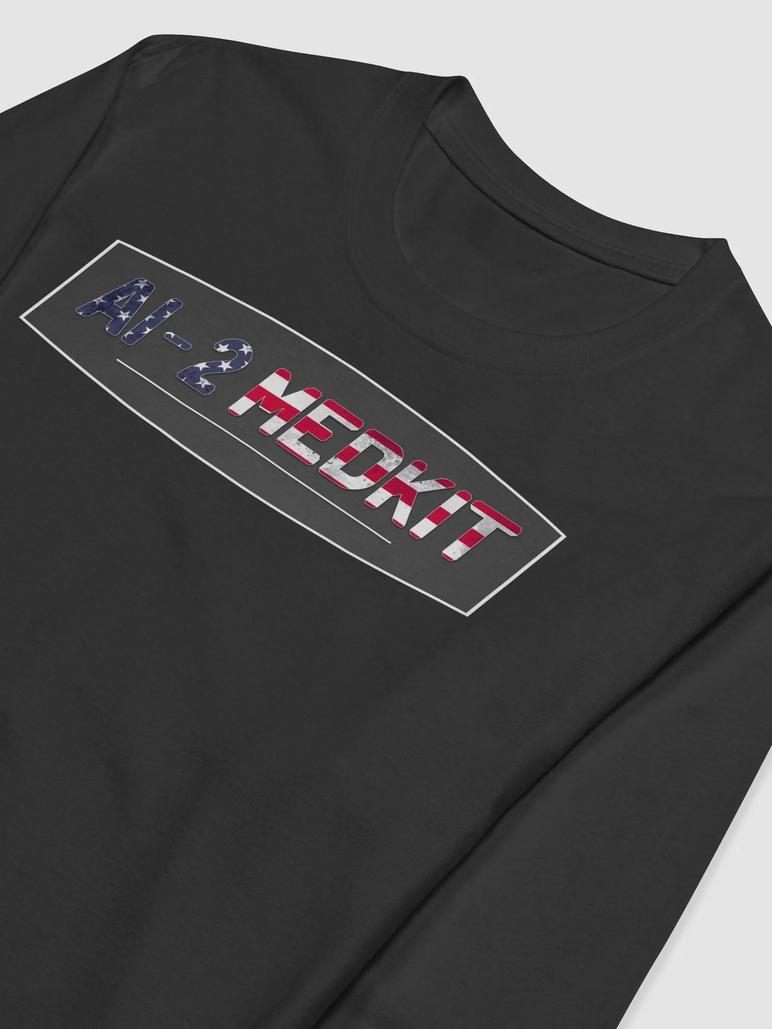 AI-2 Medkit - American Flag Plaque Long Sleeve product image (3)