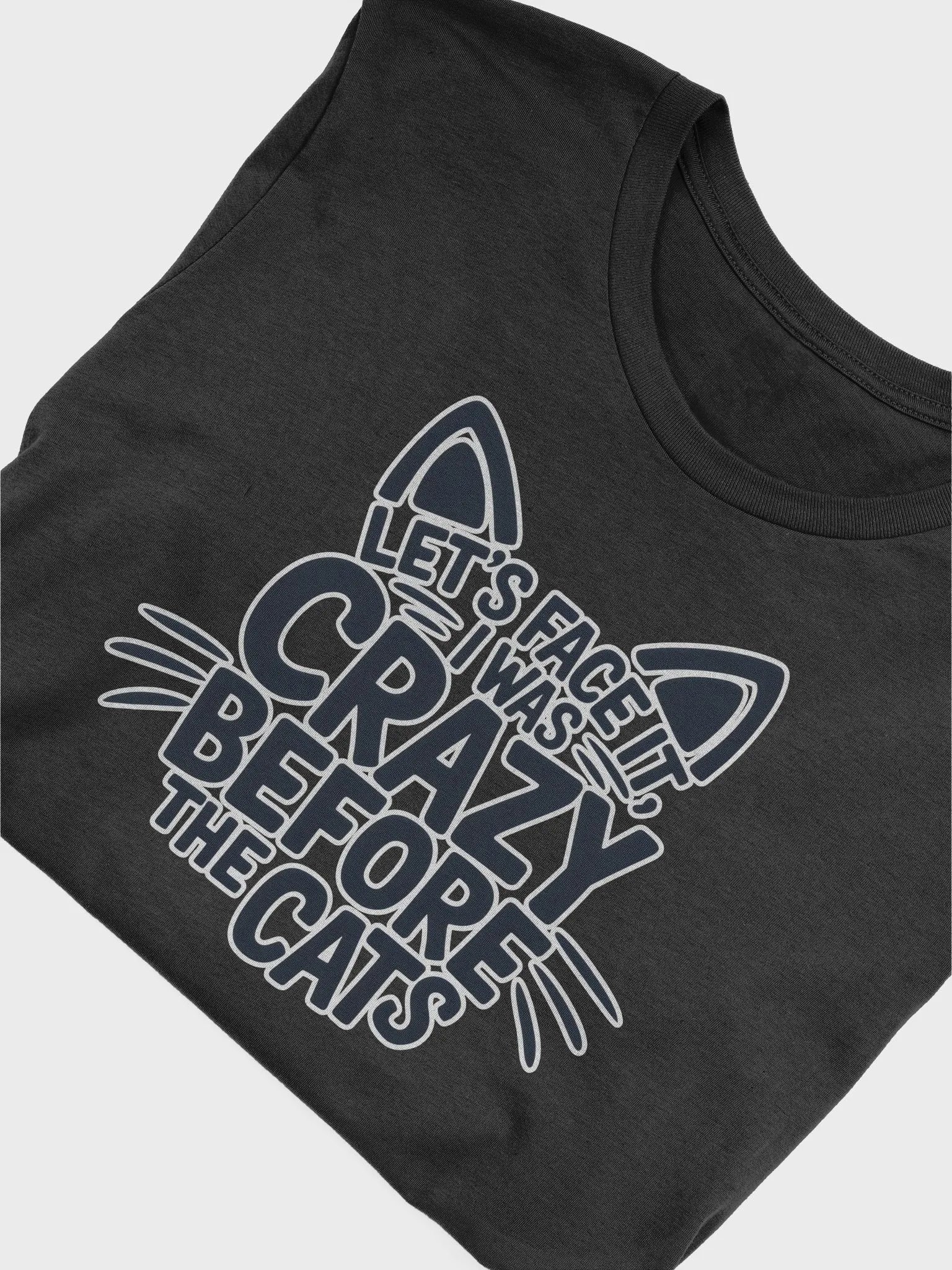 "I was Crazy Before the Cats" Green T-shirt product image (26)