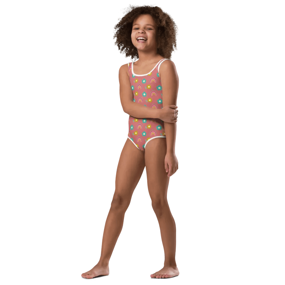 Rainbow Garden Kids Swimsuit product image (6)
