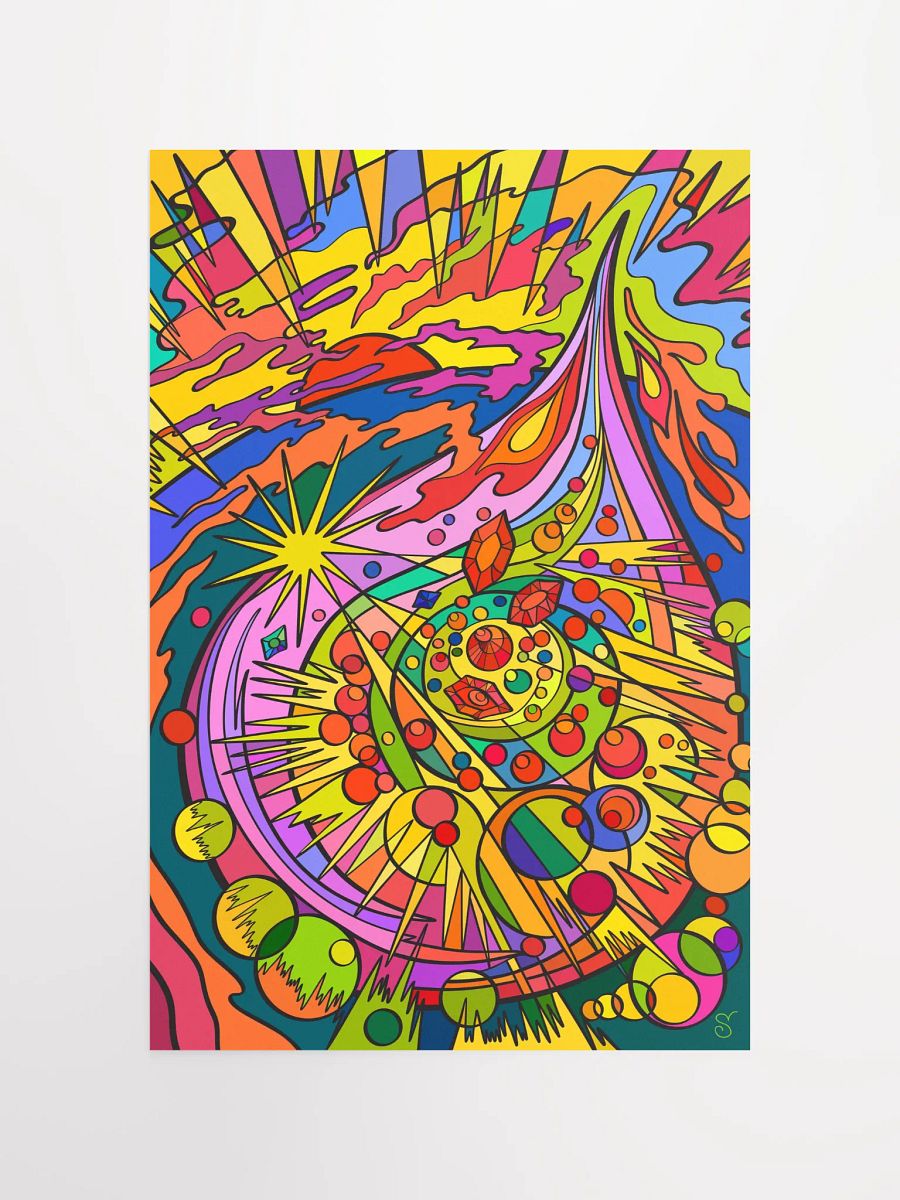 Vibrant Matte Paper Poster - Colorful Drop product image (4)