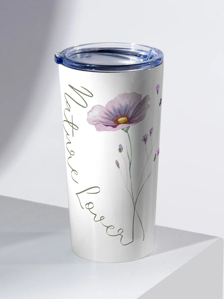Nature Lover: Purple Floral 20oz Tumbler product image (2)