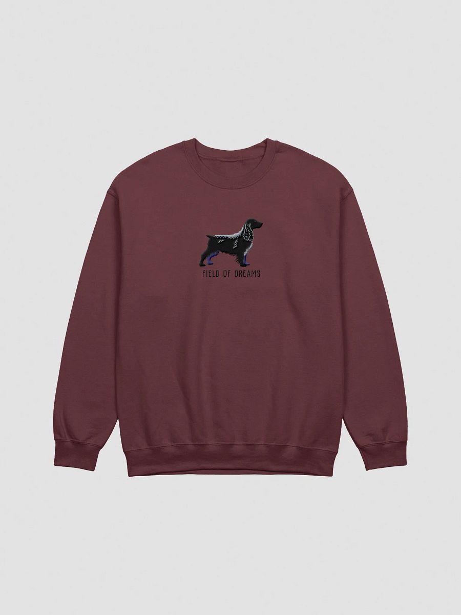Field of Dreams Sweatshirt (Embroidered) of a Field Spaniel(Black) product image (5)