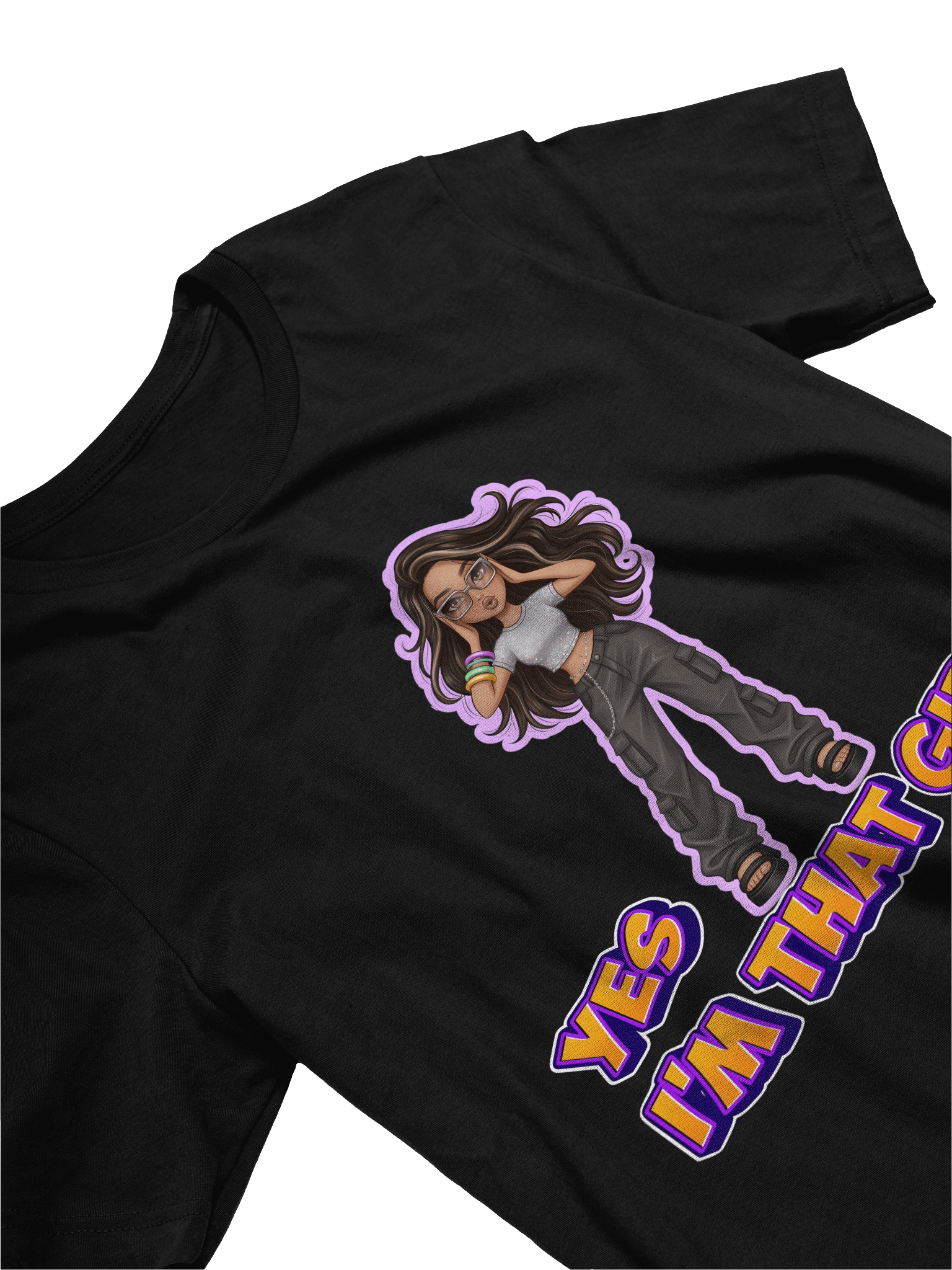 Yes I’m That Girl Graphic Tee | Y2K Bratz Inspired Streetwear T-Shirt product image (21)