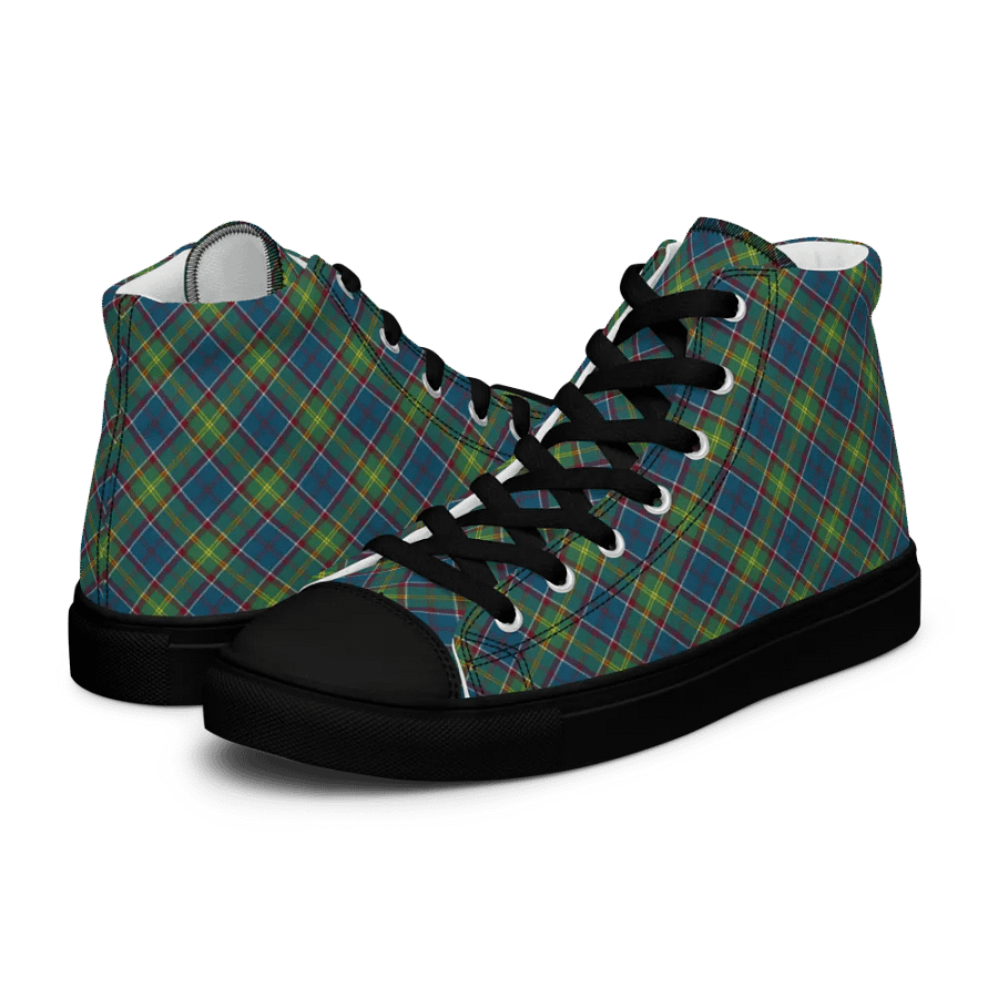 Ayrshire Tartan Men's High Top Shoes product image (8)