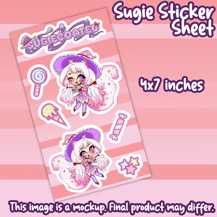 Sugie Sticker Sheet [PREORDER] product image (1)