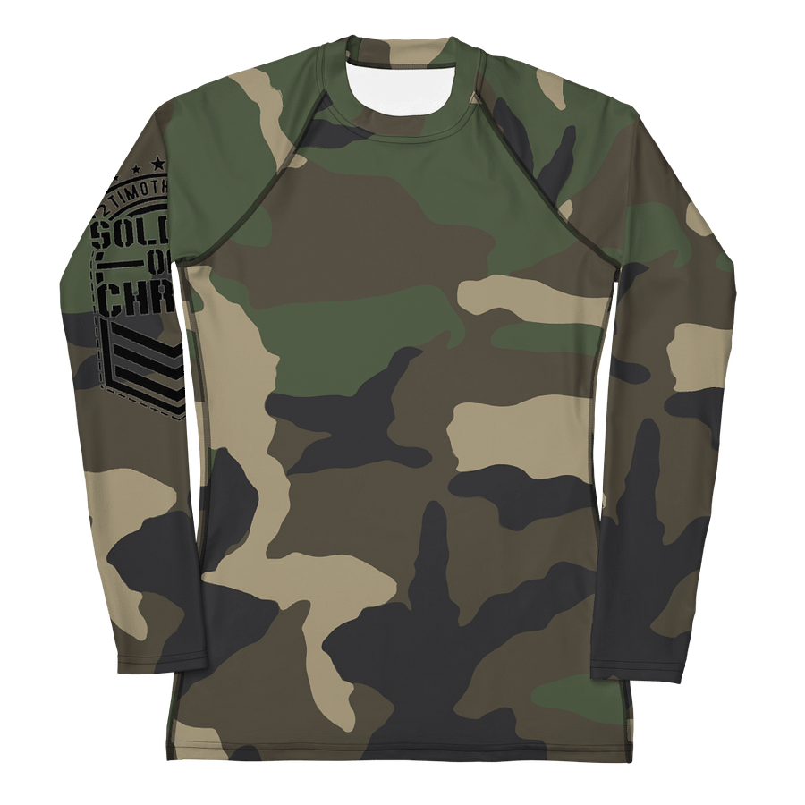 Faithful Camo: Women's Rash Guard - Woodland product image (2)