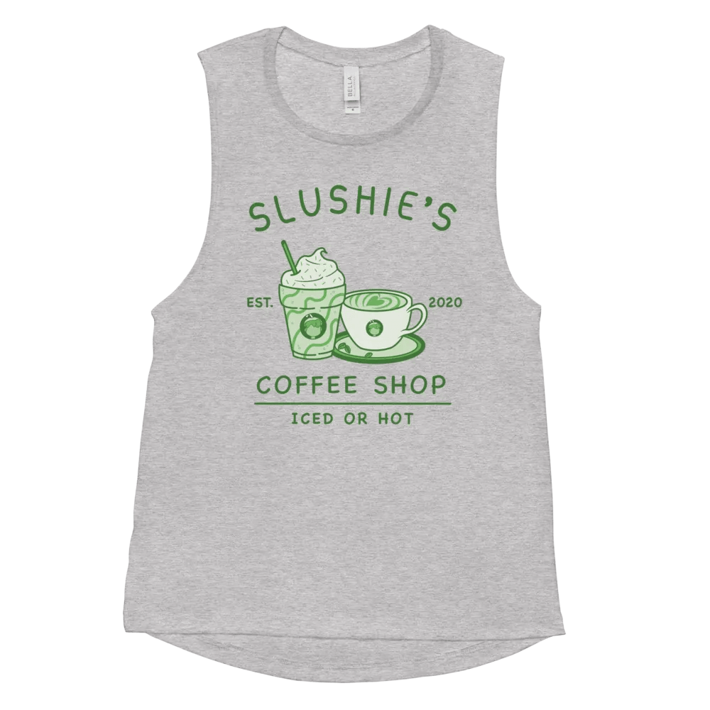 Slushie's Coffee Shop (Green) | Women's Muscle Tank product image (11)