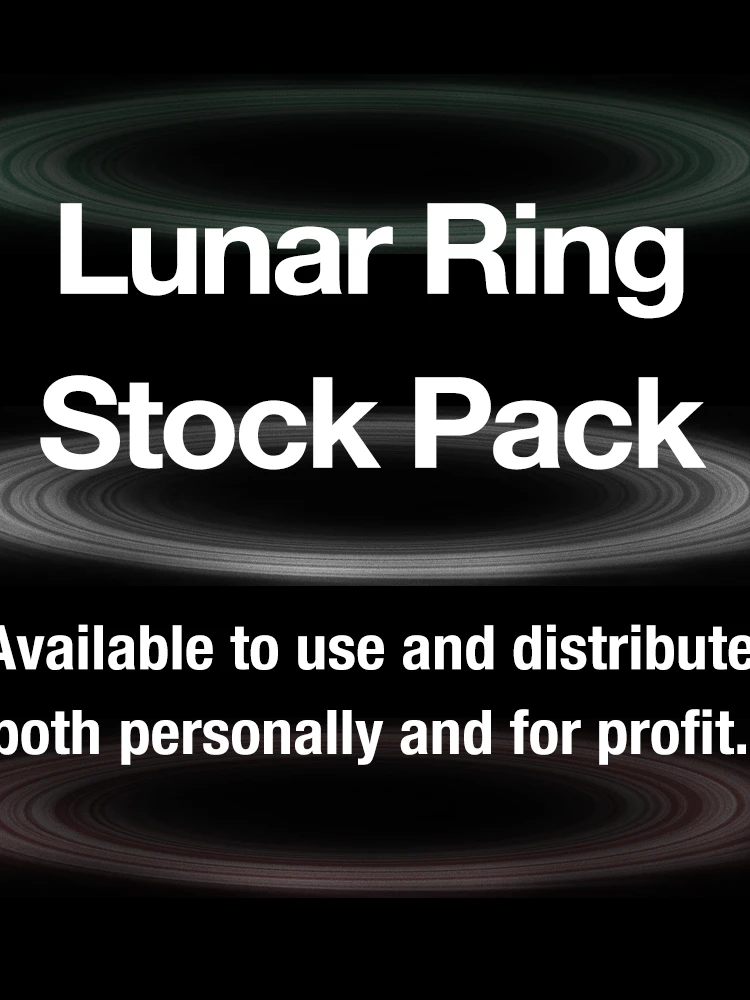 Lunar Rings - Editable PSD Stock Design File product image (1)