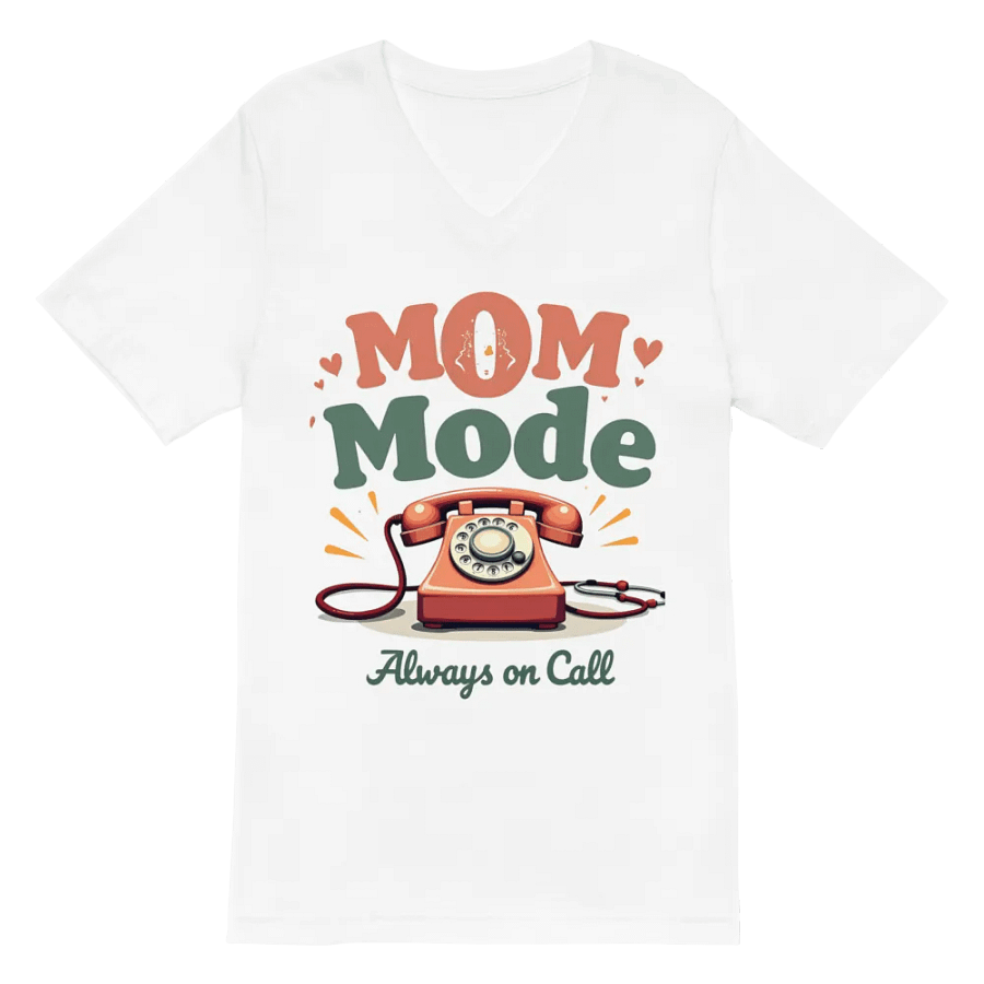 Vintage Mom Mode V-Neck Tee product image (6)