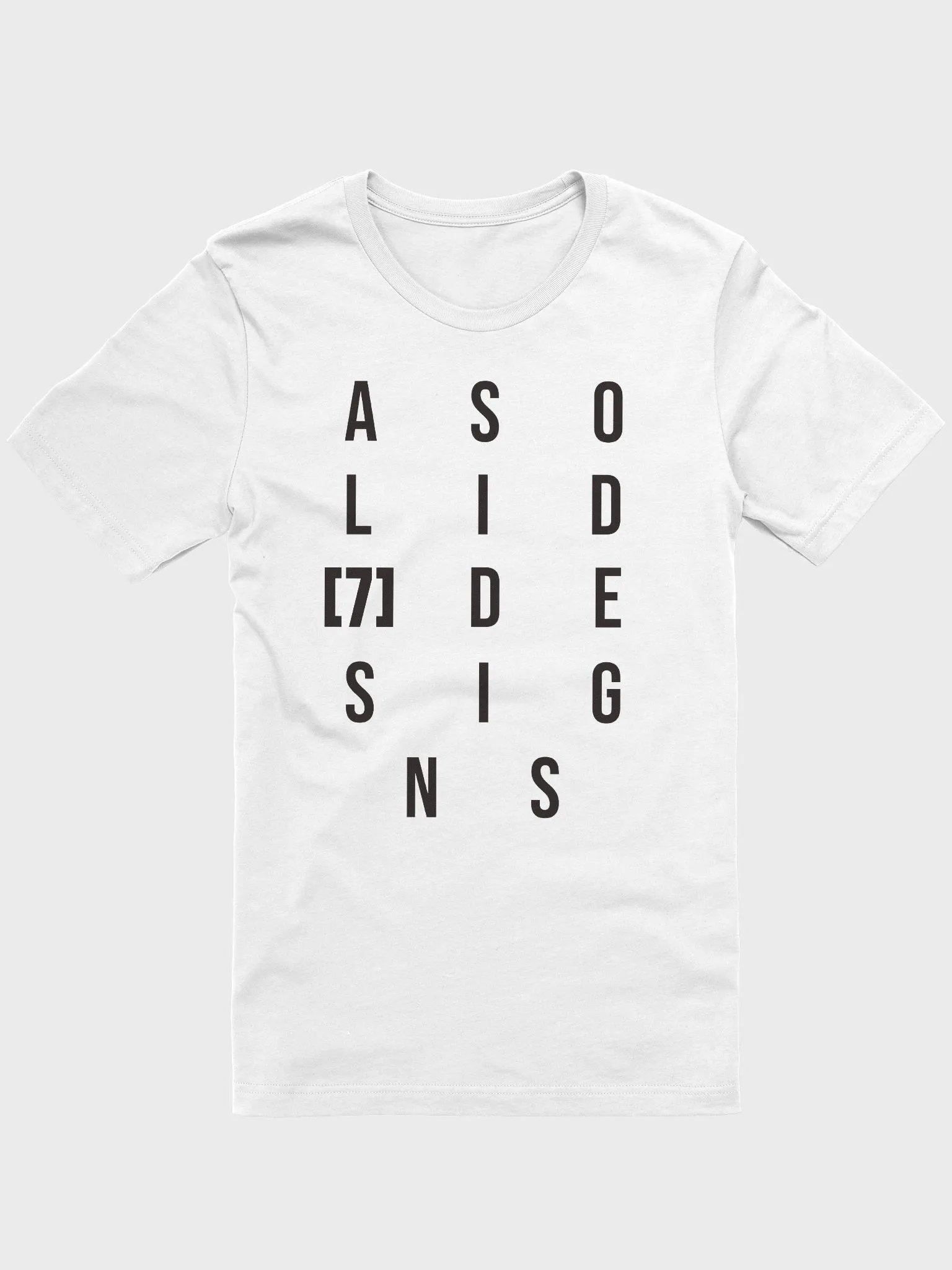 ASolid[7] Designs Grid Shirt - Black Design product image (2)