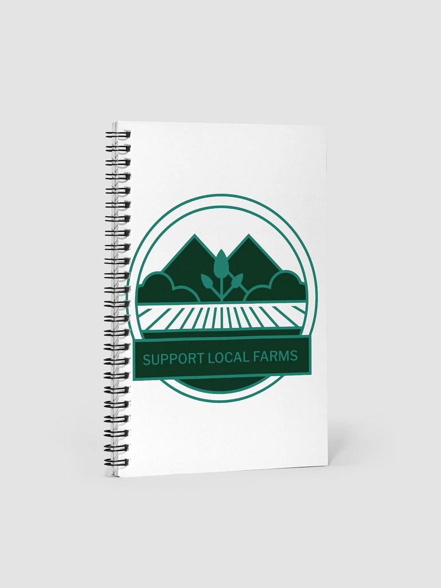 SUPPORT LOCAL FARMS Spiral Notebook product image (1)