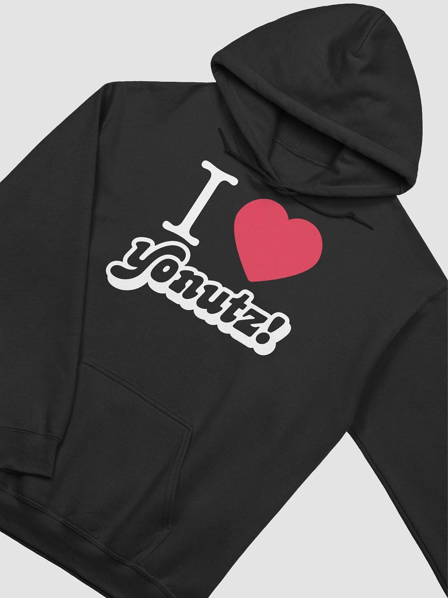 I ❤️ Yonutz Black Hoodie product image (3)