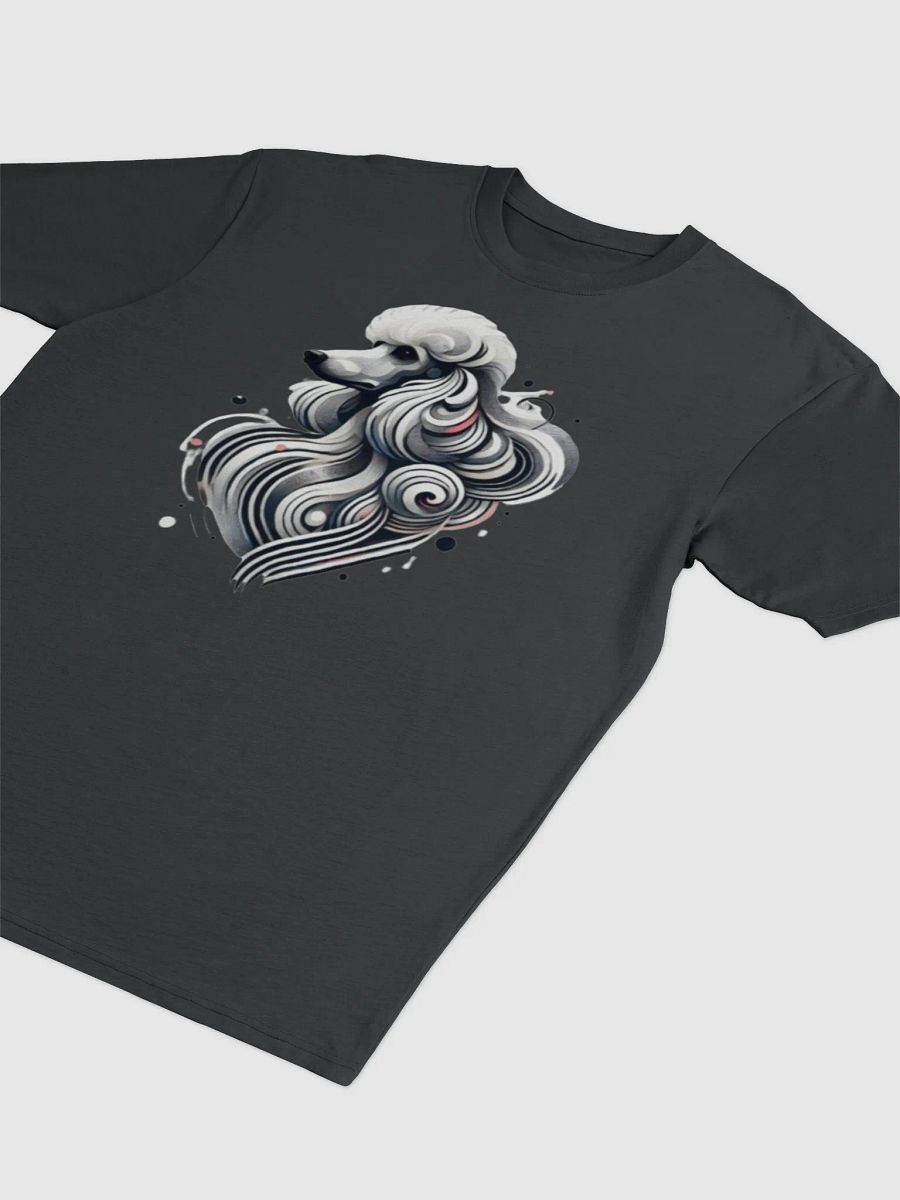 Elegant Poodle Abstract Art Unisex T-Shirt product image (3)