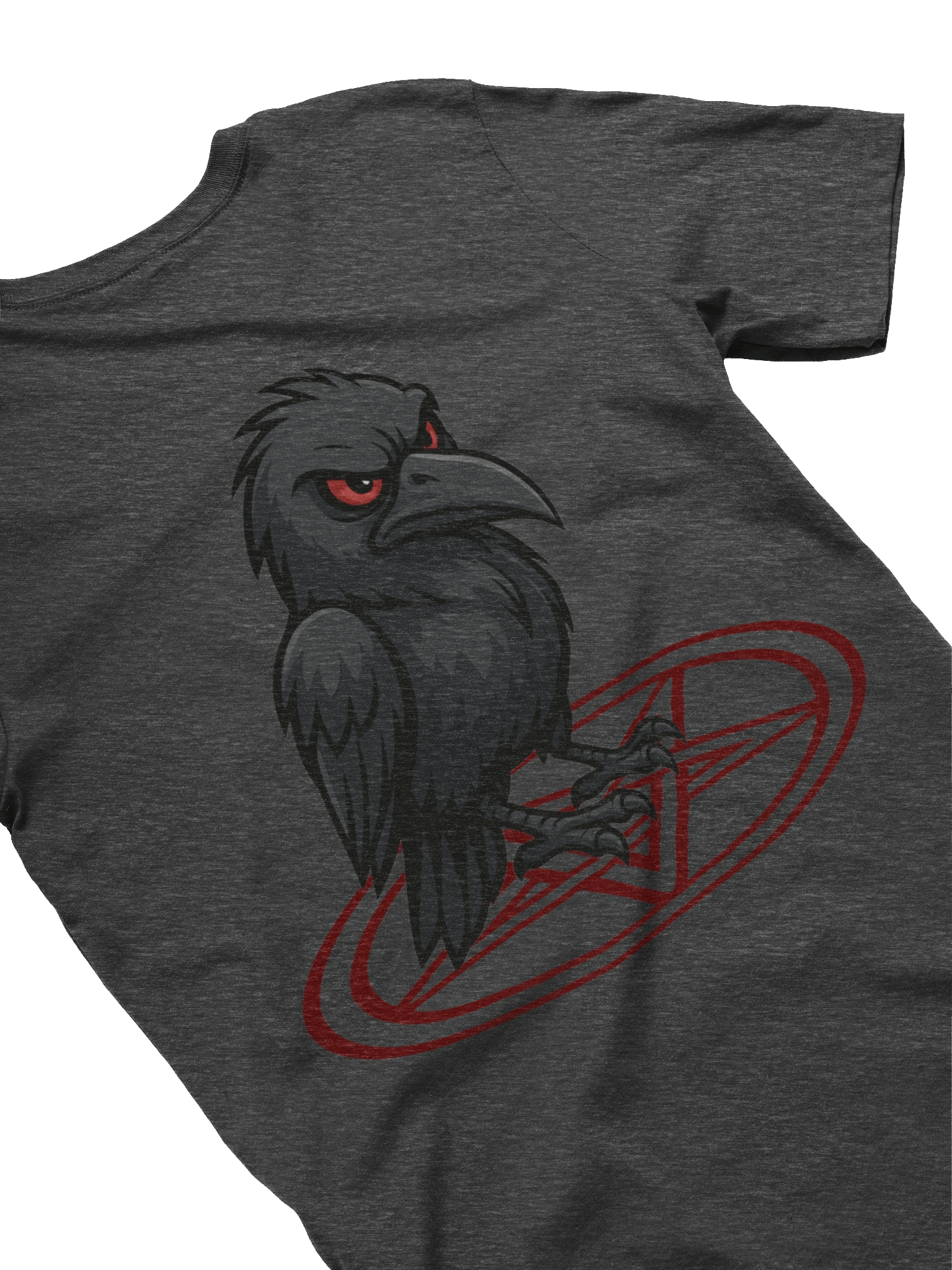 Raven Tee (Black Heather) product image (4)