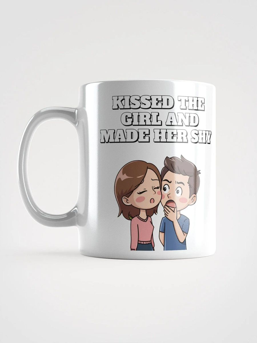 Kissed The Girl And Made Her Shy - Nursery Rhythm Parody White Mug product image (18)