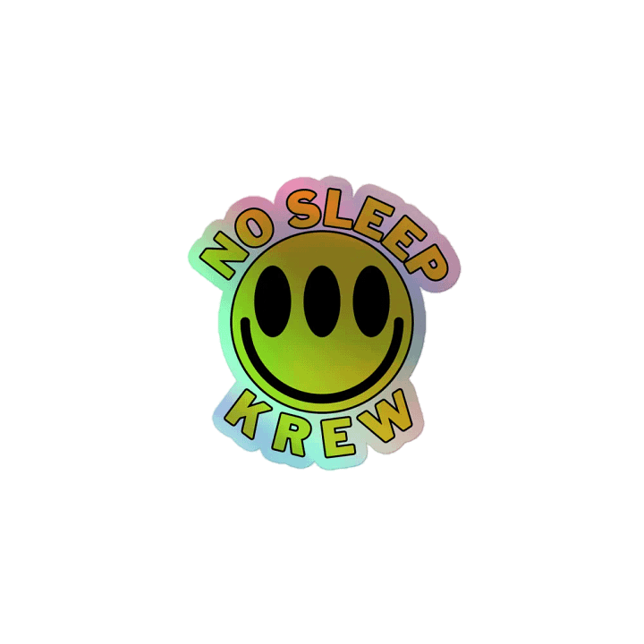 No Sleep Krew - ' The OG' Holographic Sticker product image (1)