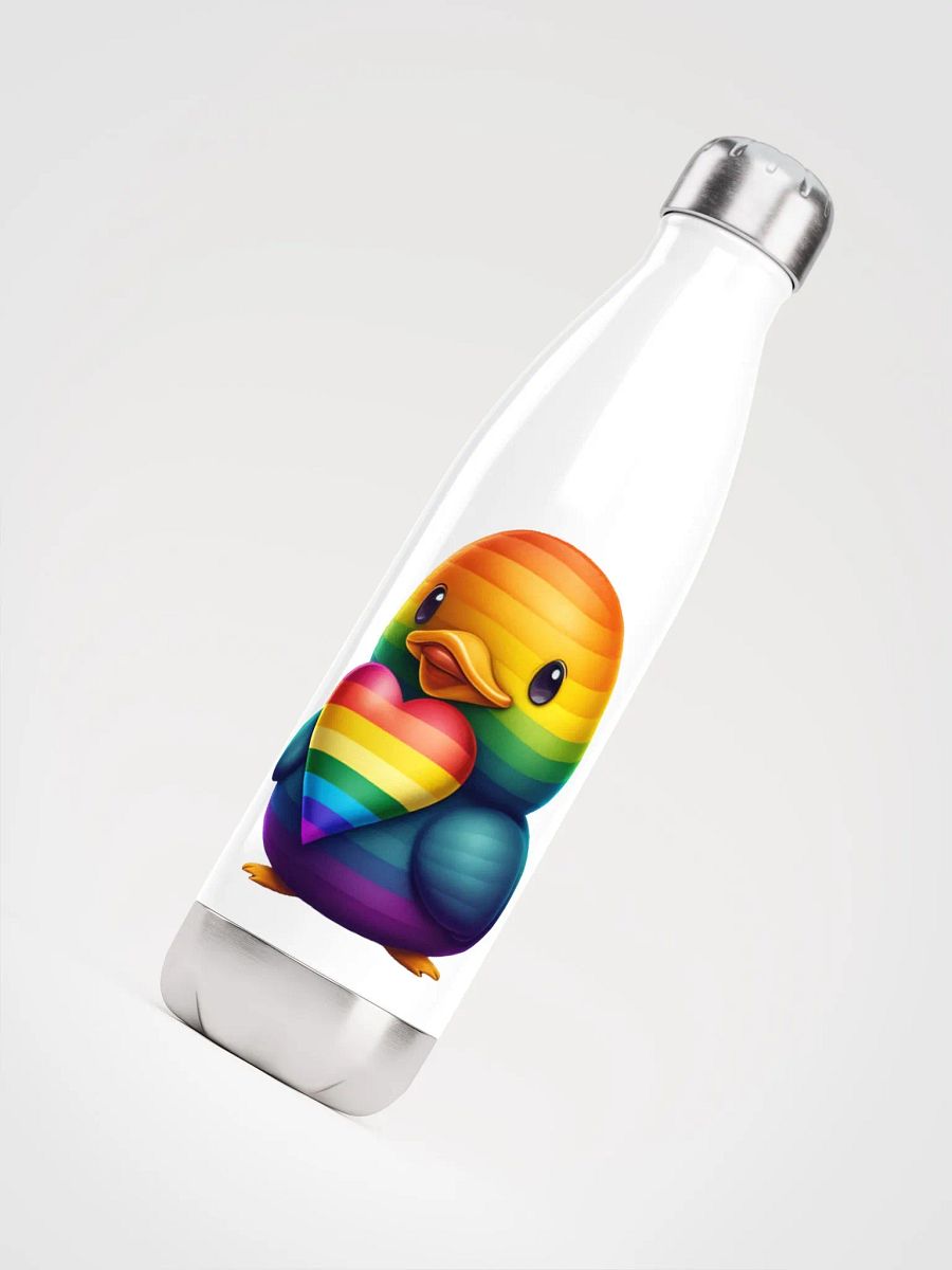 Pride Duck Love Water Bottle (Stainless Steel) product image (4)
