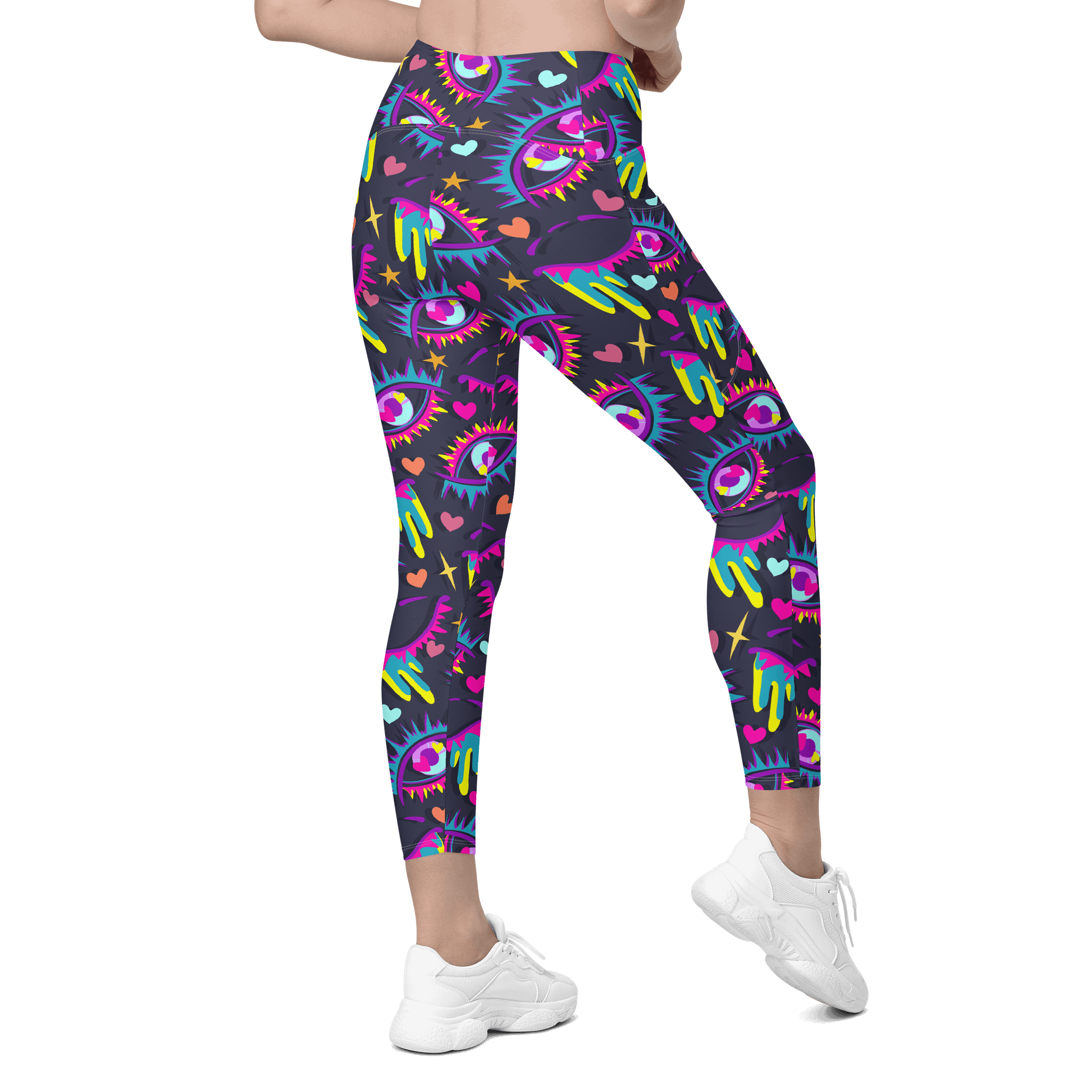 *ALL* Sizes Teal Eye Leggings W/ POCKETS 2.0 product image (8)
