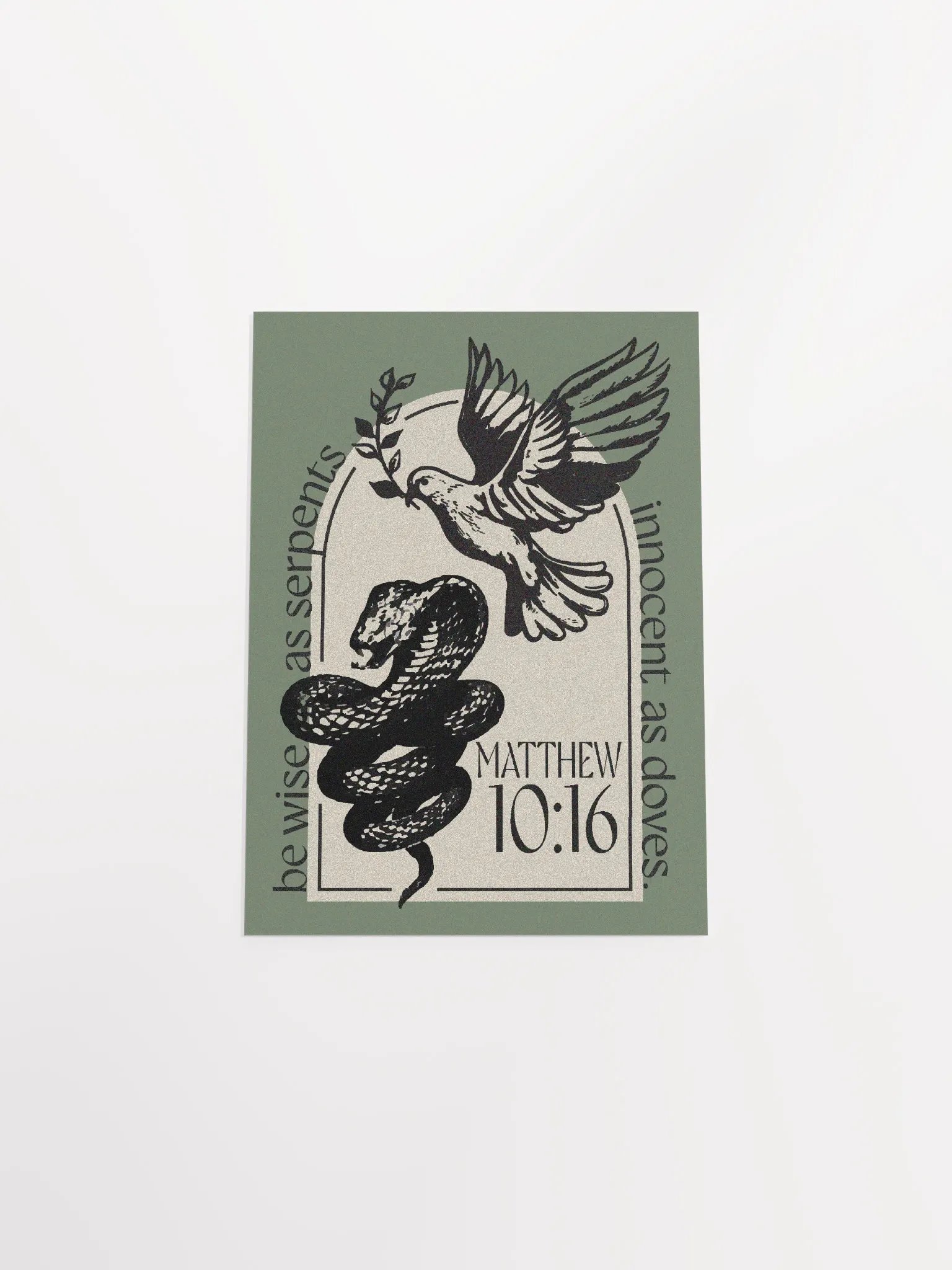 Matthew 10:16 Print product image (4)