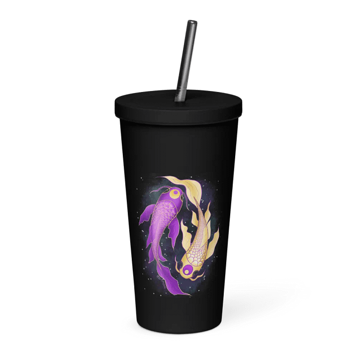 Moonie Koi Tumbler with Straw product image (43)