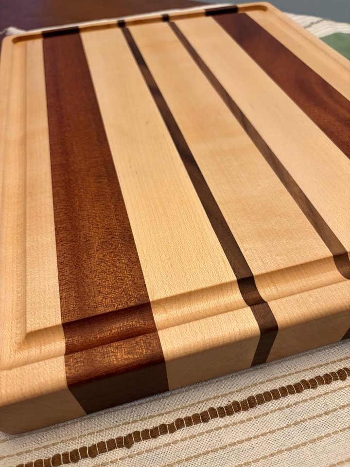 Cutting Board - Maple, Sapele, Walnut product image (2)