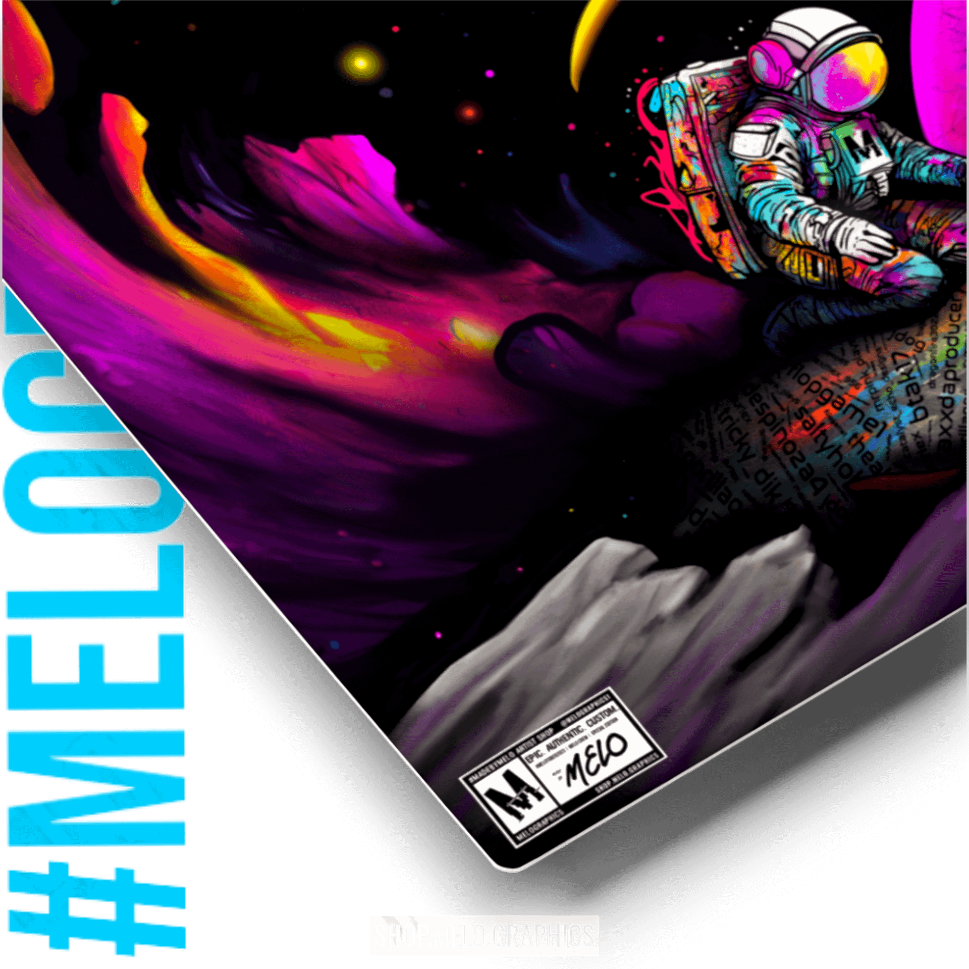 #MELOtober 2023 Personalized MELO CREW Founders - Metal Print | #MadeByMELO product image (3)
