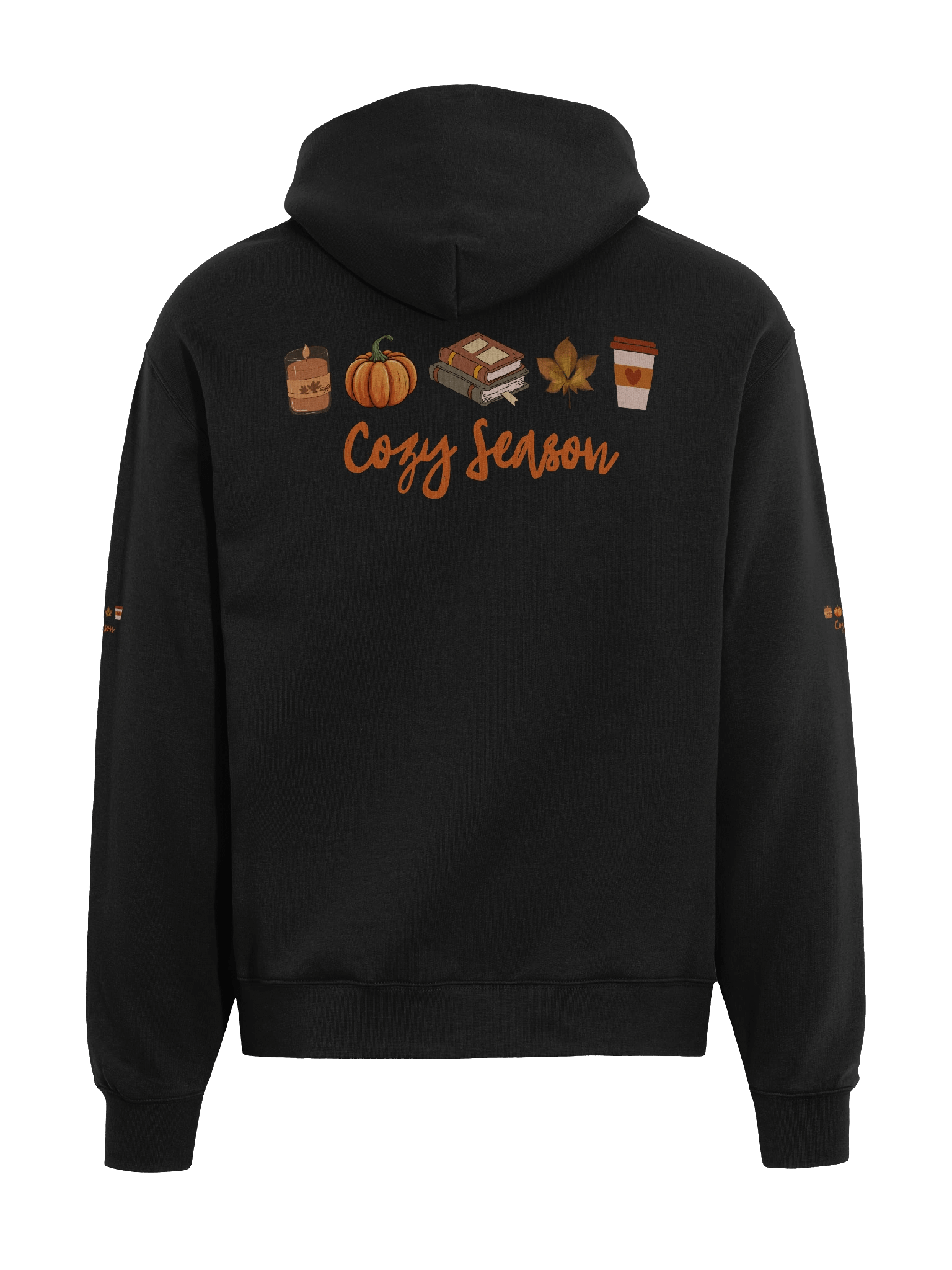 Cozy Season Hoodie – Autumn Coffee, Candles, Books & Pumpkin Vibes product image (18)