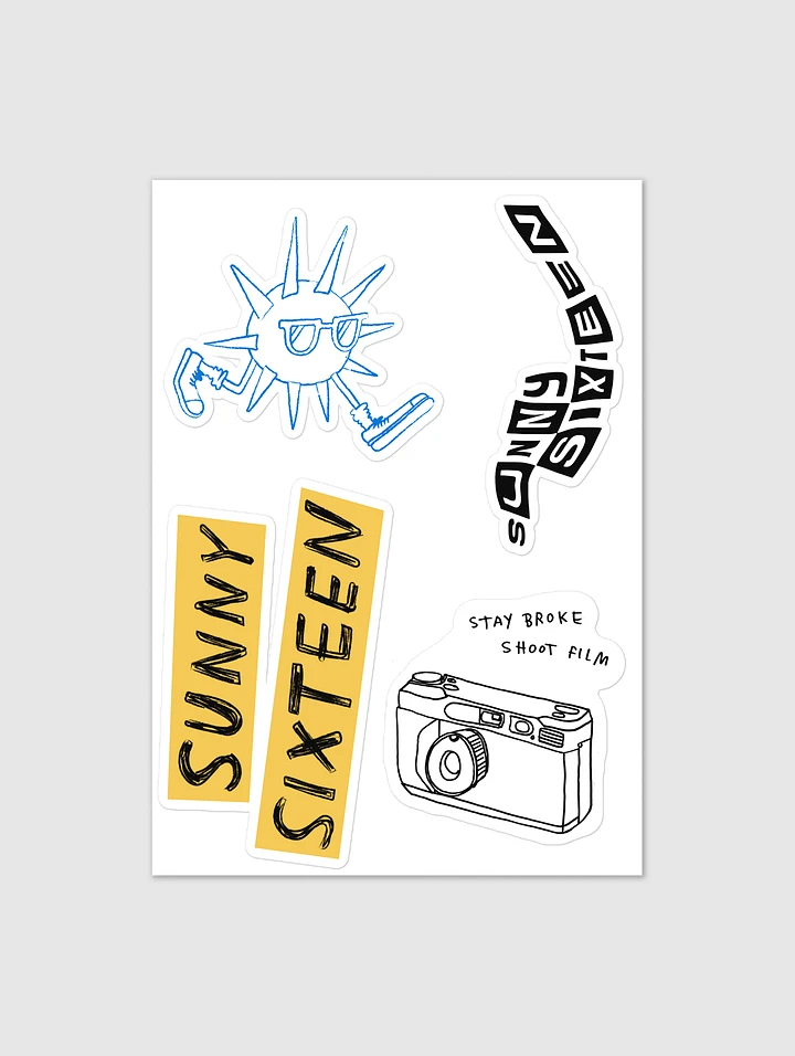Sunny Sixteen Sticker Pack product image (1)