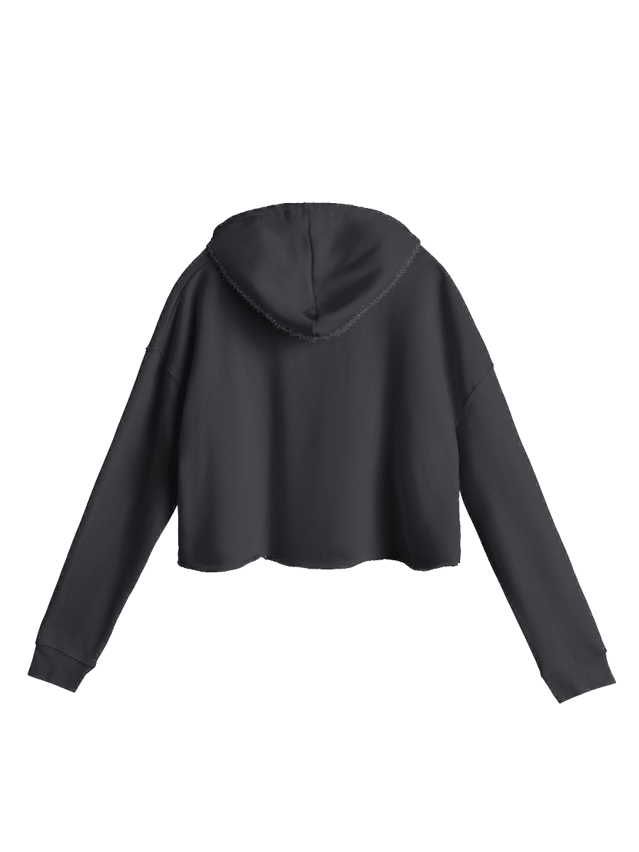 Midnight Veil Designs Gothic Women's Cropped Hoodie - Black, Sizes S-2XL product image (2)